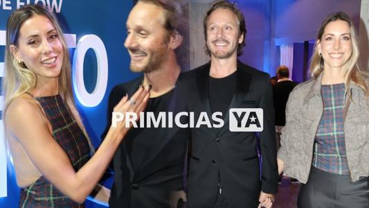 Benjamín Vicuña se mostró muy enamorado de Anita Espasandín en el estreno de su serie: las fotos
