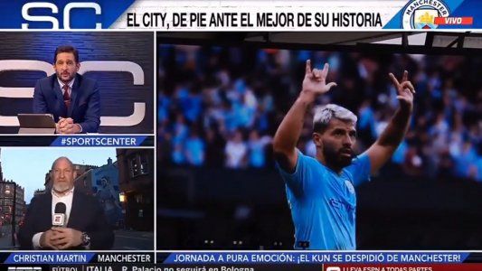 Tremendo cruce entre Christian Martin y Germán Paoloski