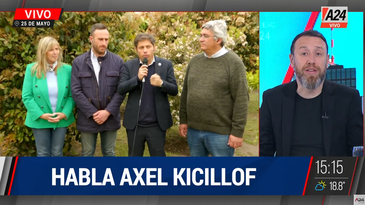 Axel Kicillof criticó el plan de Javier Milei: Es una estafa. (Captura)