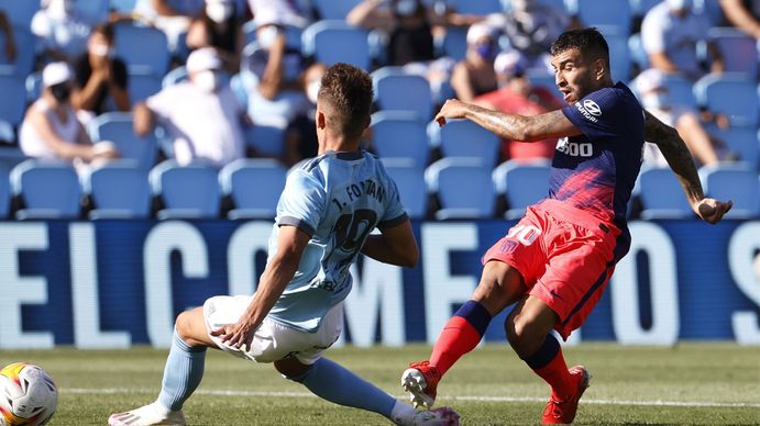 Tarde brillante para Ángel Correa en el debut ganador del Atlético Madrid de Simeone