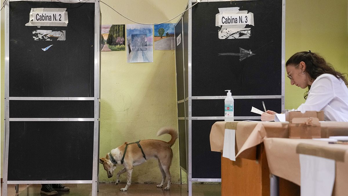 La alianza de derecha conseguía según los primeros sondeos más del 40% de los votos. (Foto: AP)