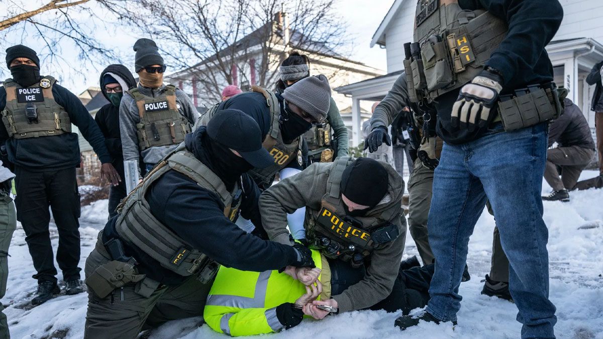 La policía del cuerpo que persigue a los inmigrantes ilegales