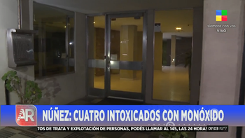 otra vez una fuga de monoxido de carbono: preocupacion por 12 personas intoxicadas en nunez