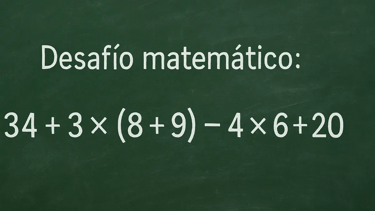 La regla esencial para resolver este desafío matemático es conocido como PEMDAS (por sus siglas en inglés) o jerarquía de operaciones.