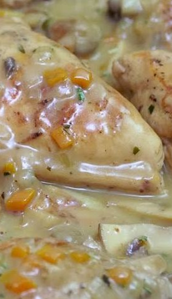 FRICASÉ DE POLLO receta: la MEJOR OPCIÓN para acompañar con hierbas aromáticas