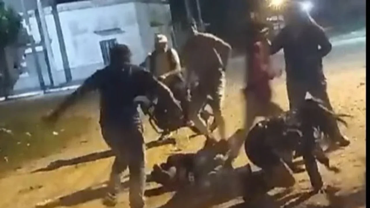 Los menores sufrieron graves heridas. (Foto NA: captura de video)