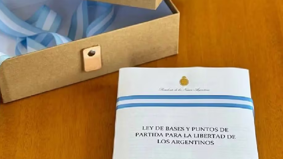 La crítica de la oposición a la Ley Ómnibus: El Presidente busca contar con poderes extraordinarios. (Foto: archivo)