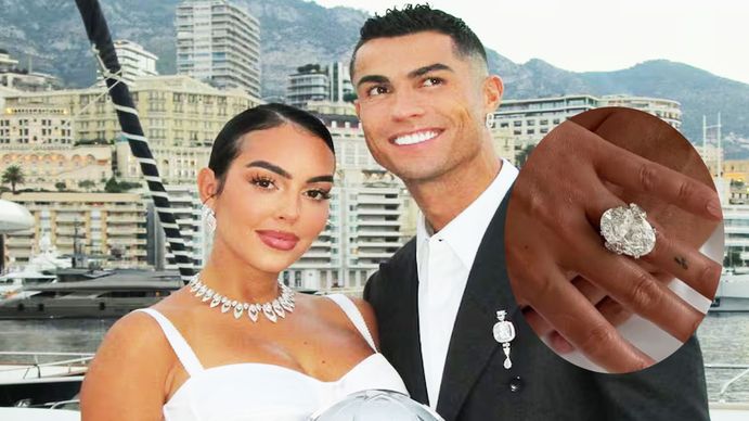 Los secretos del millonario anillo que Cristiano Ronaldo le regaló a su novia argentina