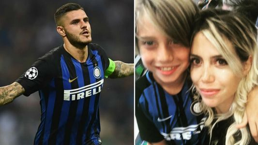 Icardi le dio la victoria al Inter con un golazo y Wanda lloró: Te amo capitán