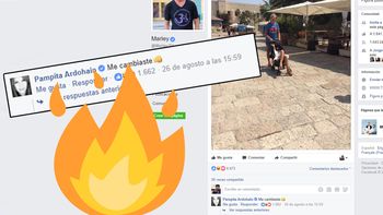 Tremendo comentario de Pampita en el Facebook de Marley sobre una foto de la China Suárez