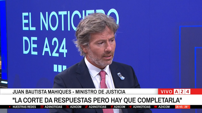 Mahiques en exclusivo con A24: Pedí la renuncia de los funcionarios políticos porque yo llego con mi equipo