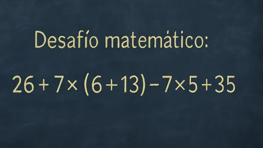 Desafío matemático: ¿en cuánto tiempo lo podés resolver?