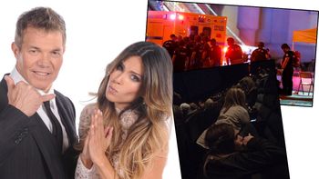 Barby Franco y Fernando Burlando, encerrados en un teatro muy cerca del atentado en Las Vegas