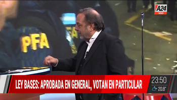 Baby Etchecopar, sobre la Ley Bases: En mis 70 años nunca hubo una Ley que me beneficie. (Foto: captura) Baby Etchecopar, sobre la Ley Bases: En mis 70 años nunca hubo una Ley que me beneficie. (Foto: captura)