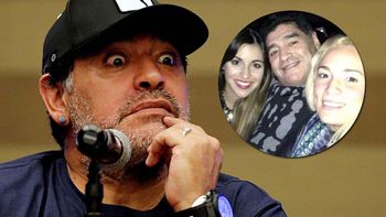 Cuál fue la reacción de Maradona ante la pública pelea de Gianinna y Rocío Oliva