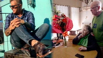 Fantino celebró con un mensaje para sus papás los 49 años de amor del matrimonio