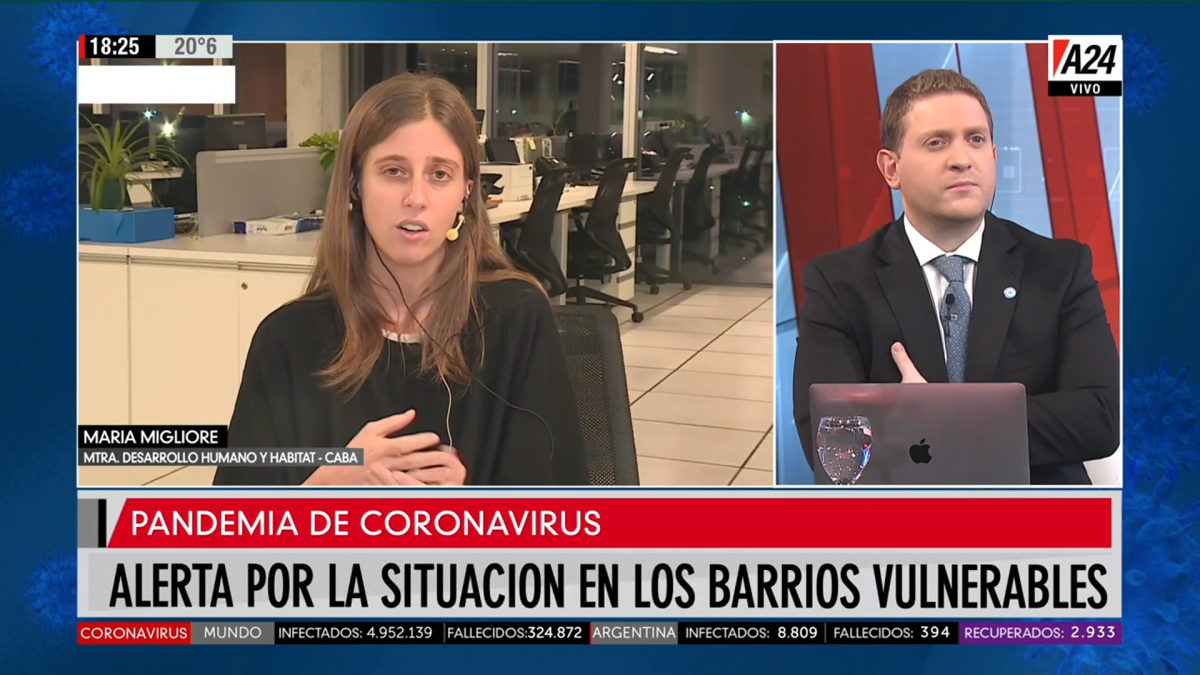El aumento de casos tiene que ver con una búsqueda proactiva de infectados, dijo la ministra porteña de Desarrollo humano