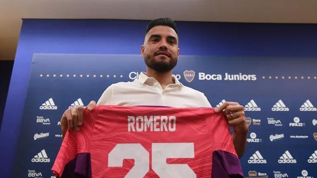Sergio Chiquito Romero firmó su contrato en Boca.