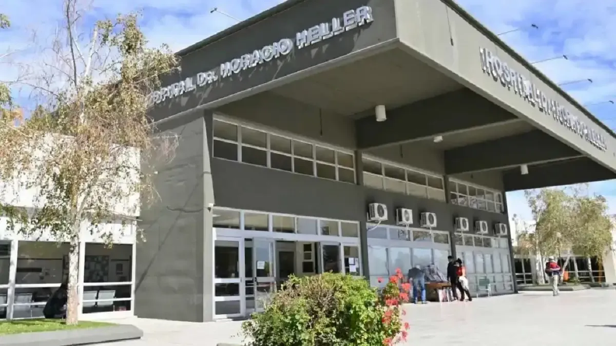 El hombre de 47 años que ingresó con un cuchillo al Hospital Horacio Heller de Neuquén.