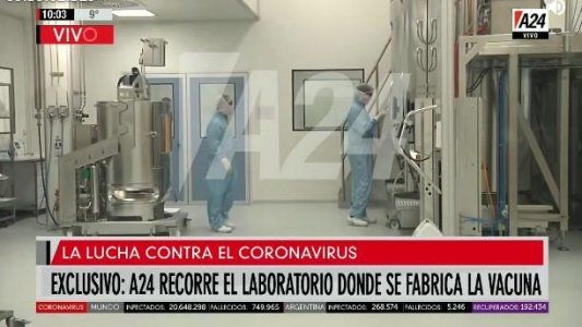 A24 recorrió el laboratorio que producirá la vacuna de Oxford contra el COVID-19