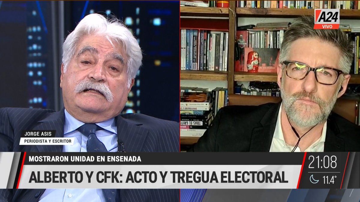 Jorge Asís con Luis Novaresio