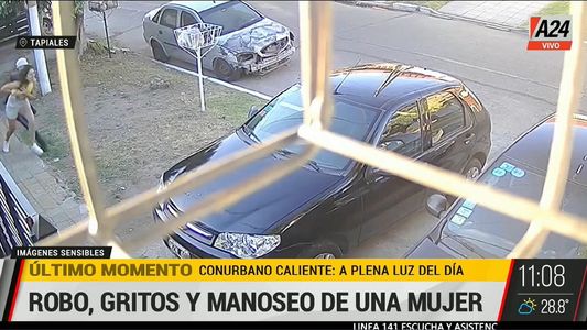 Inseguridad: un ladrón asaltó y manoseó a una mujer en plena calle para robarle el celular