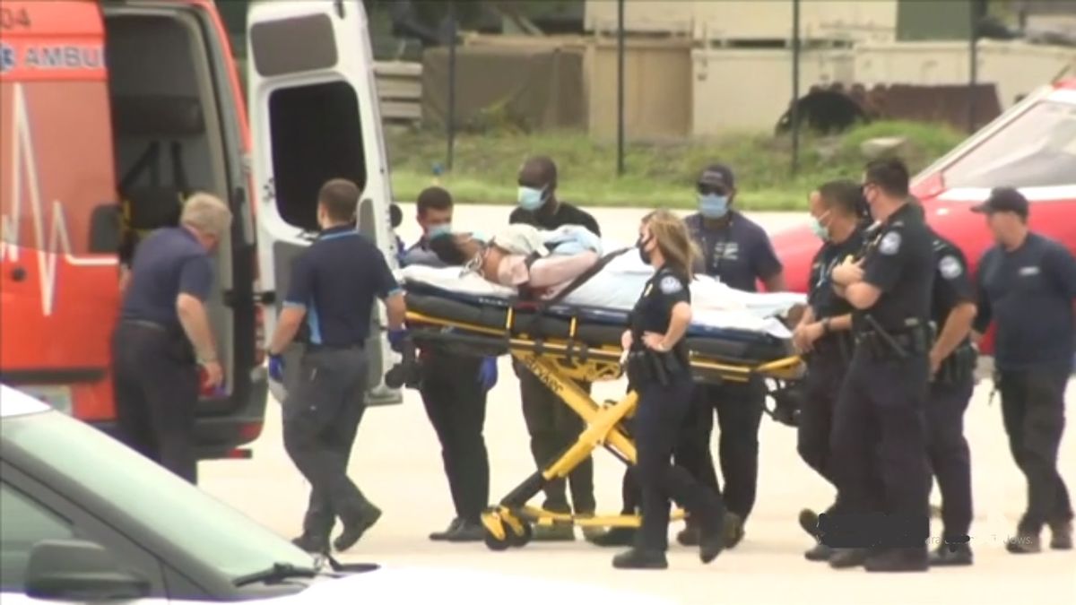 Martine, la primera dama, evacuada hacia Miami para su hospitalización (Foto: AP)