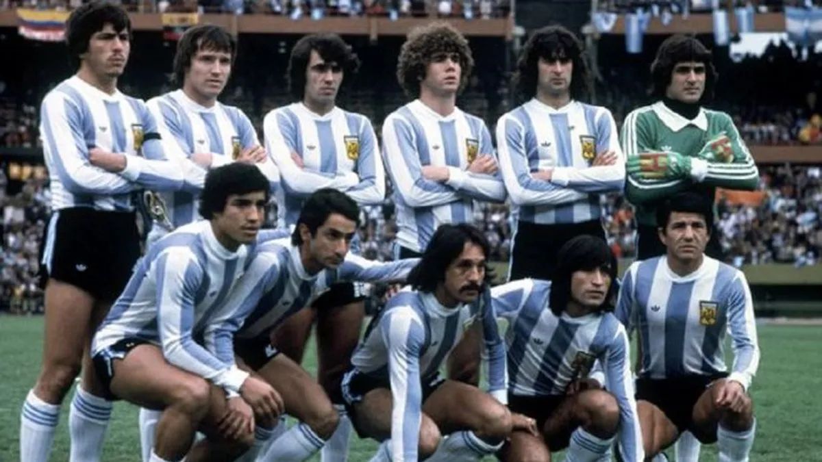 La Selección Argentina campeona en 1978.