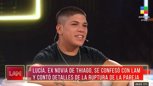 La llamativa reacción de Thiago de Gran Hermano 2022 cuando vio a su ex en la TV