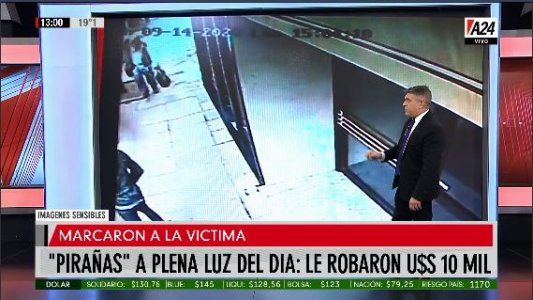 Inseguridad: violento robo “piraña” a un hombre en Recoleta