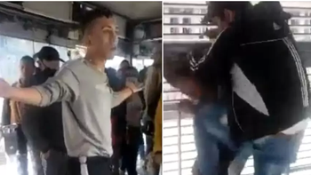 Se quiso colar en el colectivo, desafió a quienes lo increpaban y lo molieron a trompadas