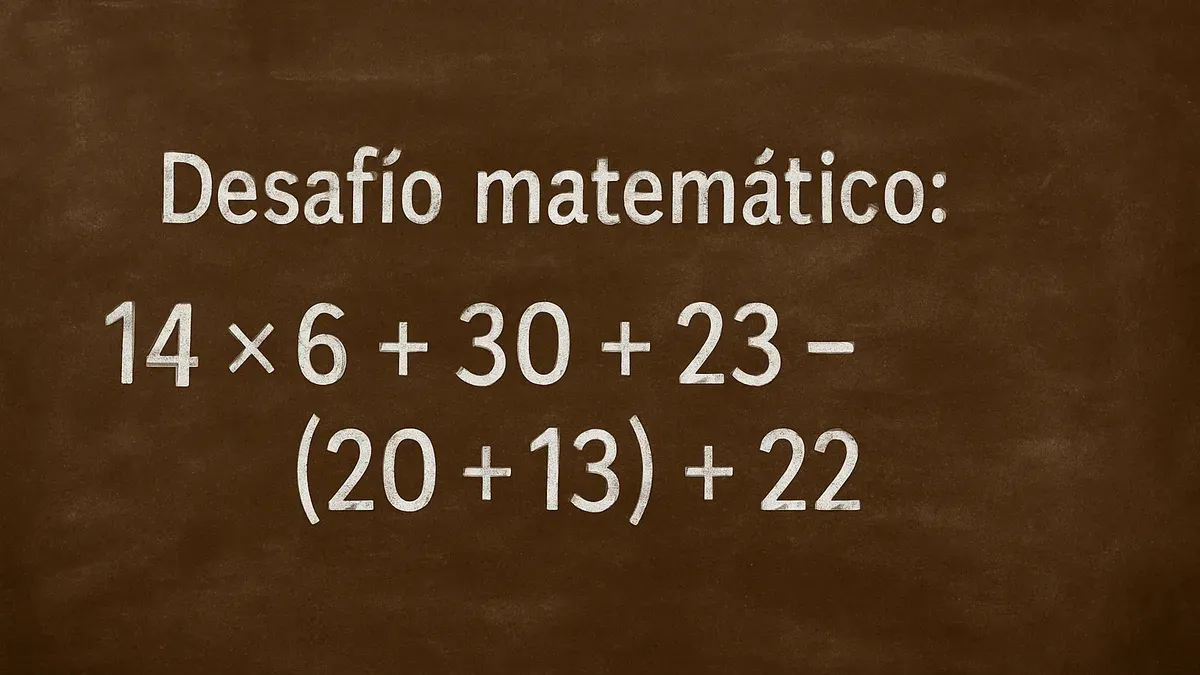 La regla esencial para resolver este desafío matemático es conocido como PEMDAS (por sus siglas en inglés) o jerarquía de operaciones.