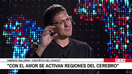 Fabricio Ballarini con Novaresio: Varones y mujeres amamos con regiones distintas del cerebro
