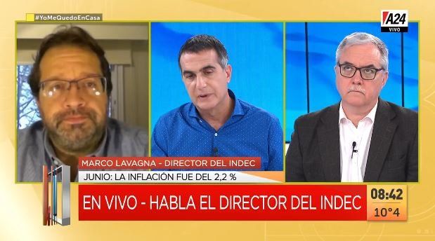 El titular del INDEC aseguró que aunque la inflación aumentó, la tendencia es a la baja