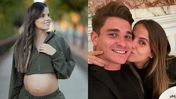La novia de Julián Álvarez generó polémica por la decisión que tomó embarazada de siete meses: los crueles mensajes