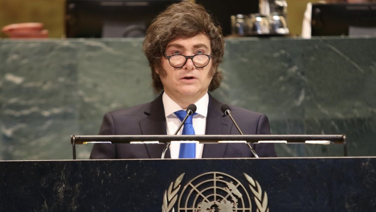 Javier Milei hablará el miércoles en la Asamblea General de la ONU (Foto: Presidencia).