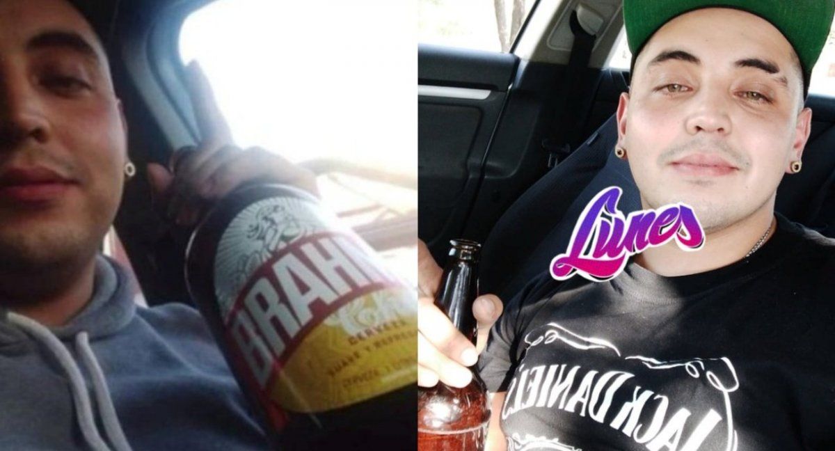 El joven manejaba con 2