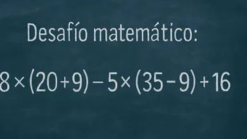Desafío matemático: pocos lo resuelven antes de los 10 segundos