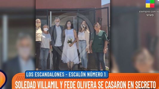 Se casaron Soledad Villamil y Federico Olivera
