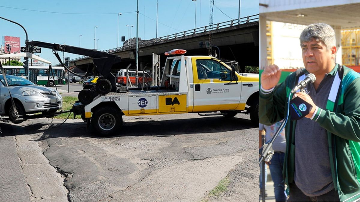 Camioneros se movilizará por el servicio de grúas porteño y Moyano alertó que si no responden pararán los recolectores (Foto: Télam).