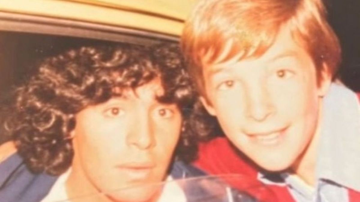 Diego Maradona, una foto inédita y un amigo que nunca apareció