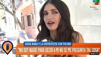 Zaira Nara: Lo único que quería era que no salga nadie herido