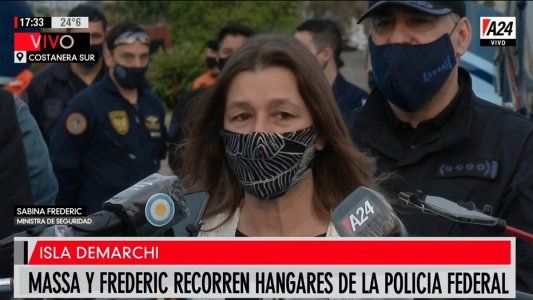 Tras la polémica, Frederic buscó aclarar sus dichos: Lo que importa es que la gente sufre delitos