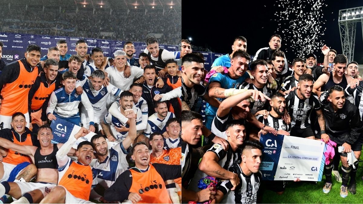 Vélez y Central Córdoba se juegan la gloria en la final de la Copa Argentina