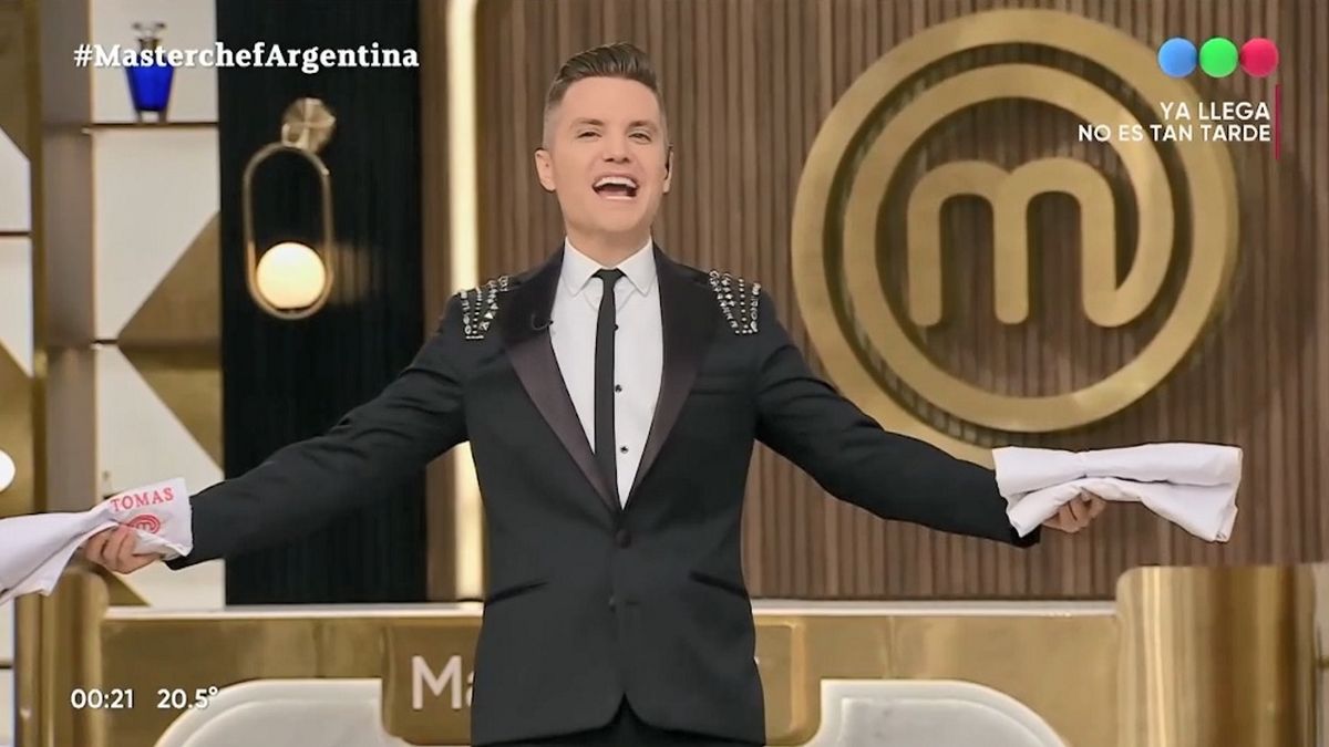 Santiago del Moro, conductor de MasterChef Celebrity.