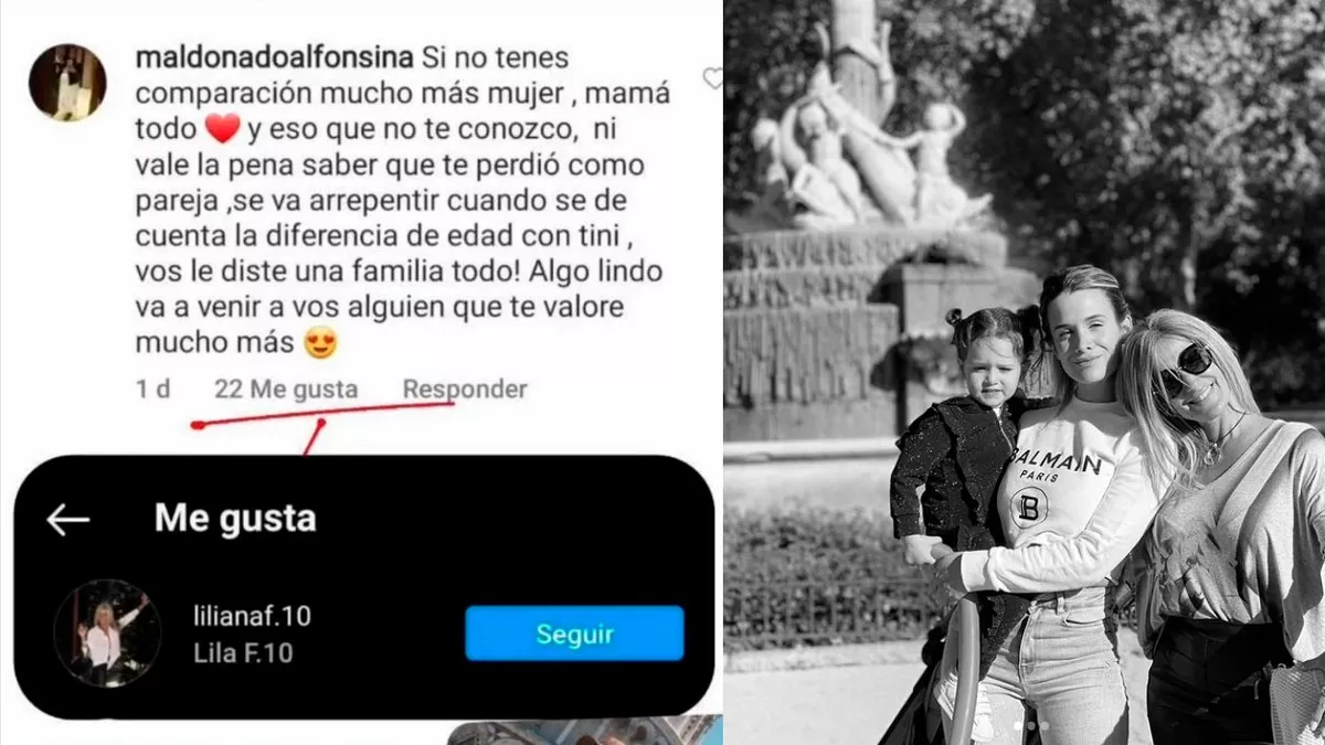 El like de la ex suegra de Rodrigo De Paul