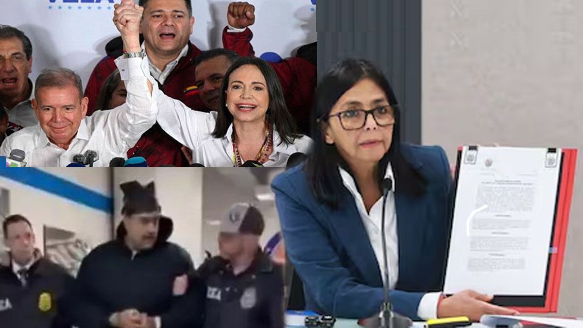 Democracia en Venezuela. Con Delcy Rodríguez o con la oposición que derrotó a Maduro. (foto: A24.com)