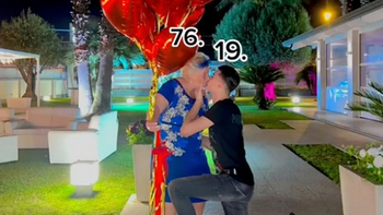 Video: Joven de 19 años le propuso matrimonio a su novia de 76