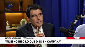 Carlos Melconian con Novaresio: La casta está dentro del Gobierno