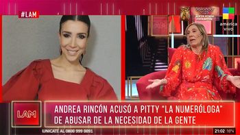 Pitty, la numeróloga se defendió de la denuncia de Andrea Rincón y reveló escabrosos detalles de cuando la atendió